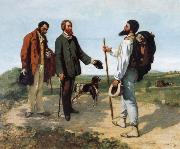 Gustave Courbet Encounter France oil painting artist